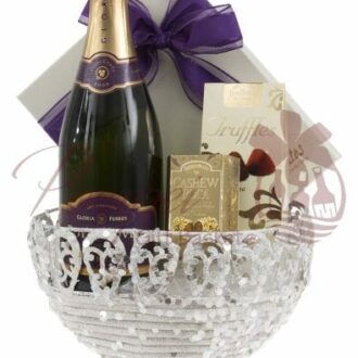 The Majestic Sparkling Wine Gift Basket