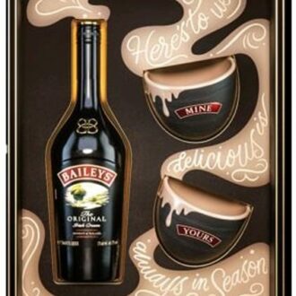 Baileys 2017 Holiday Gift Set, Baileys Yours and Mine, Baileys Gift Set, Baileys Irish Cream Liqueur Gift Set, Baileys Holiday Gift 2017, Baileys with bowls, Baileys Gifts
