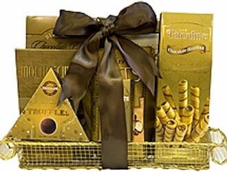 Golden Gestures Gift Basket, sympathy gift basket, thank you gift basket, kosher gift basket, gluten free gift basket, organic gift basket