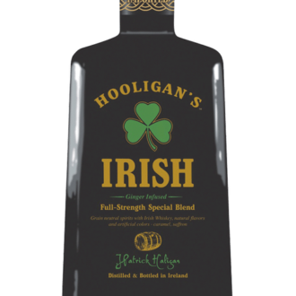 Hooligans Irish Ginger Infused Whiskey, Hooligans Irish Whiskey, St Patricks Day Gifts, Engraved irish Whiskey, Hooligans Whiskey