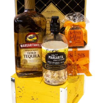 Margarita Momma Cocktail Gift Basket, Margarita Gift Basket, Mothers Day Gifts, Mothers Day Ideas, Covid19 Gift Ideas, quarantine gift ideas, cocktail gift basket, tequila gift baskets, rokz spirit infusions, scamps toffee and sweets