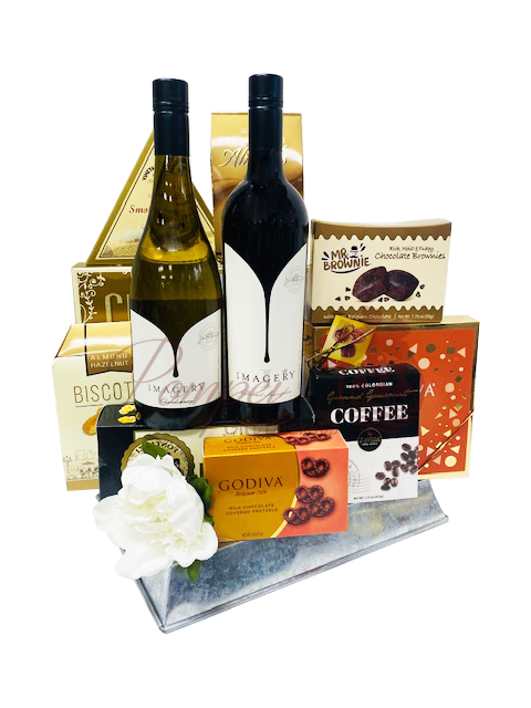 Imagine That Wine Gift Basket, Imagery Wine Gift basket, Mixed Wine Gift Basket, Wine Gift Set, Wine Gift Basket, Wine Gift hamper, Wine Gift Basket for delivery, Deliver Wine Gift Basket