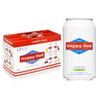 happy dad, hard seltzer, 12 pk cans, South Hackensack, New Jersey, Pompei Gift Baskets, small business, local business, electrolytes, happy dad hard seltzer, neck boys, YouTube, lemon lime, wild cherry, watermelon